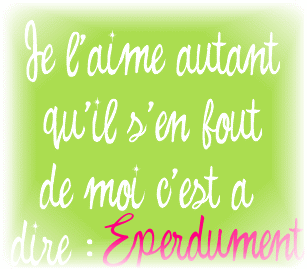 je t'aime inconnu !!!!!